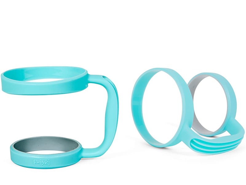 F-32 Handle - 19 COLORS - 20oz Size - Compatible with 20 Oz YETI Tumbler Travel Mug - BPA FREE (20OZ, SEAFOAM BLUE, 1 Count (Pack of 1)) - Image 4